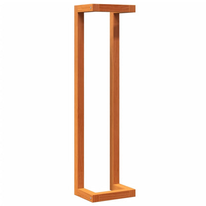 Towel Rack Wax Brown 23x18x90 cm Solid Wood Pine