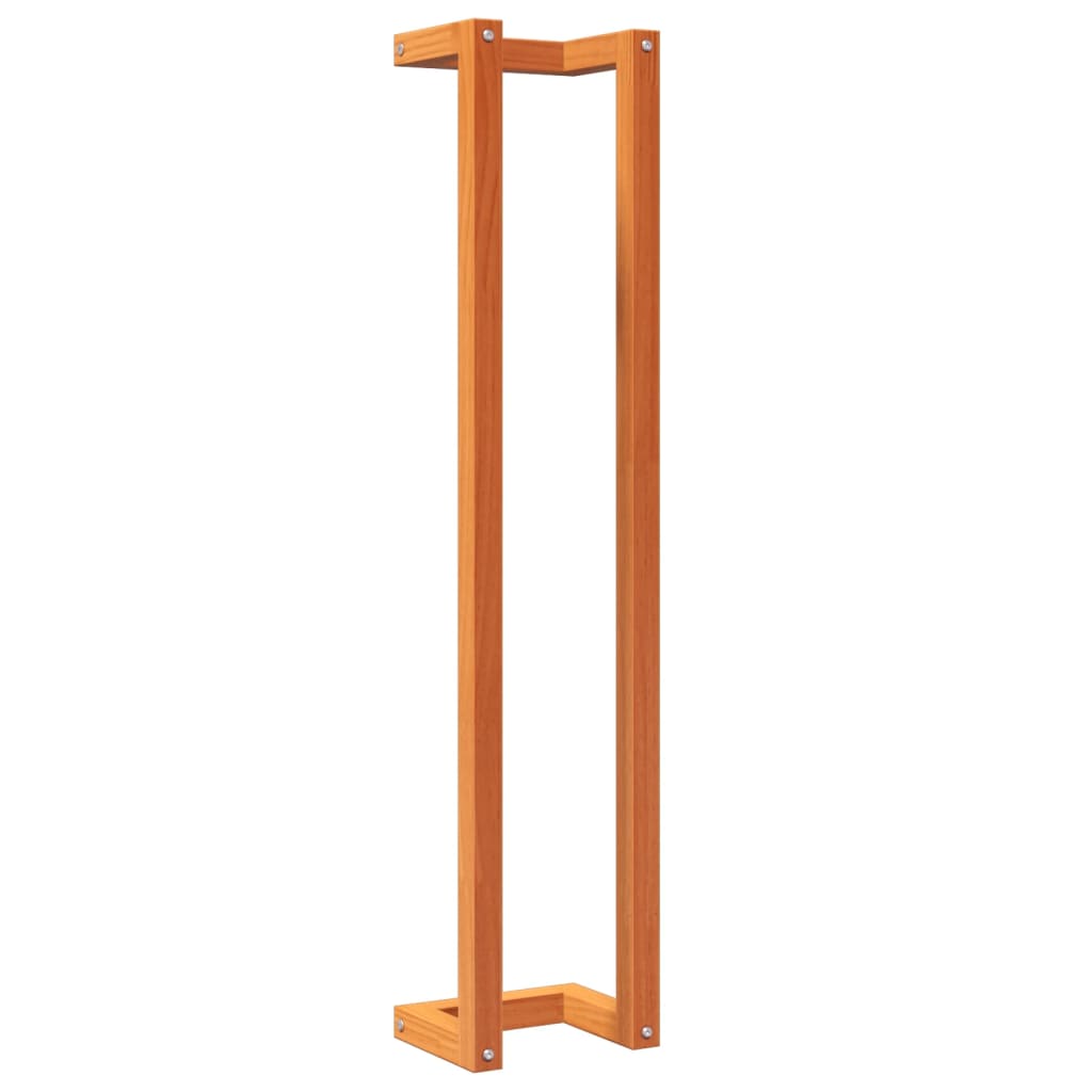 Towel Rack Wax Brown 23x18x110 cm Solid Wood Pine