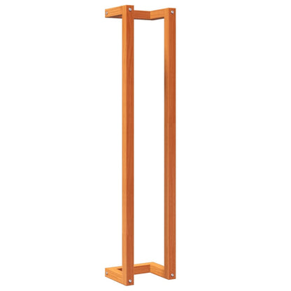 Towel Rack Wax Brown 23x18x110 cm Solid Wood Pine