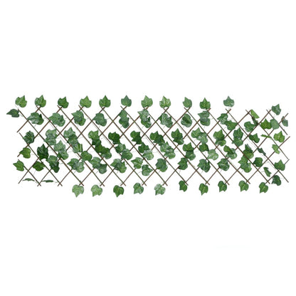 Artificial Grape Leaf Trellis Expandable Green 190x60 cm