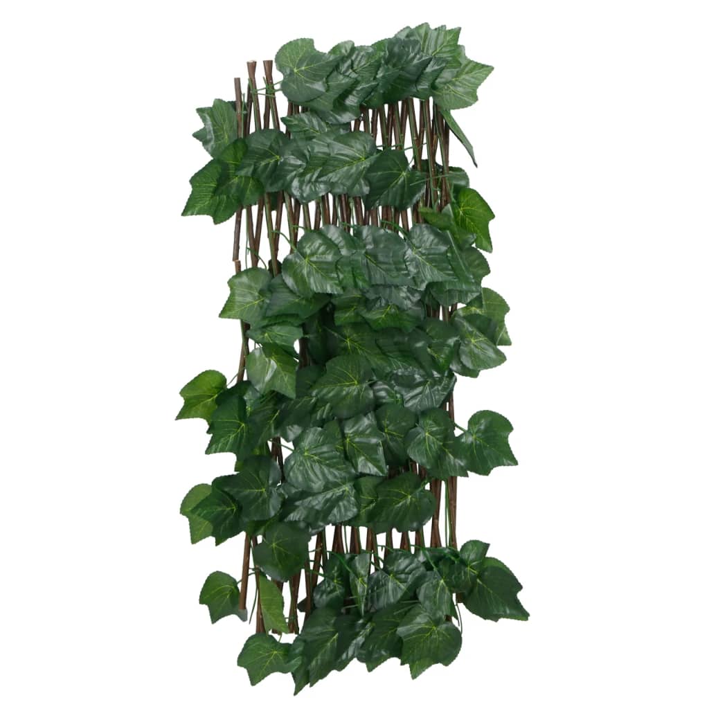 Artificial Grape Leaf Trellis Expandable Green 190x60 cm