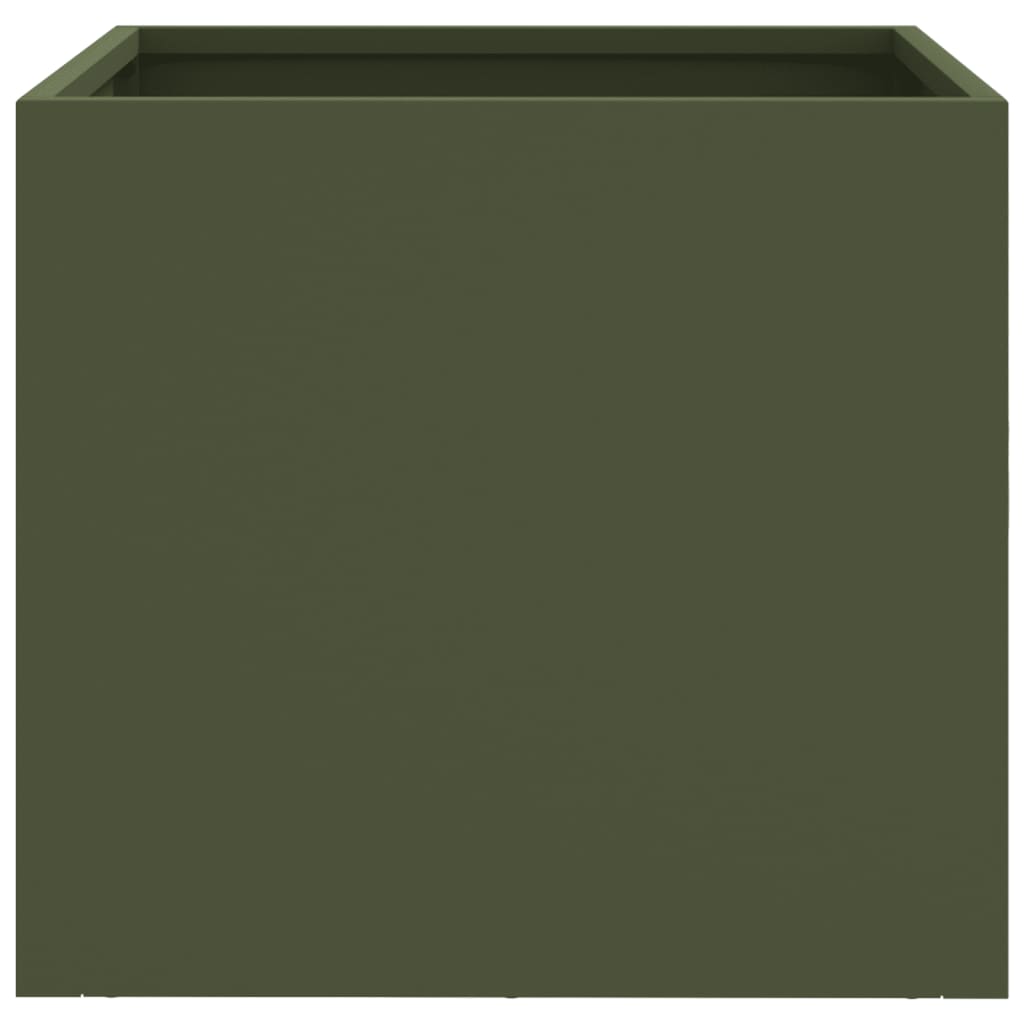 Planters 2 pcs Olive Green 32x30x29 cm Cold-rolled Steel