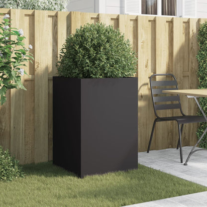 Planter Black 52x48x75 cm Cold-rolled Steel