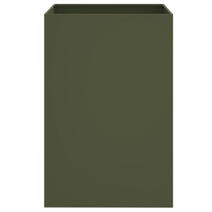 Planter Olive Green 52x48x75 cm Cold-rolled Steel