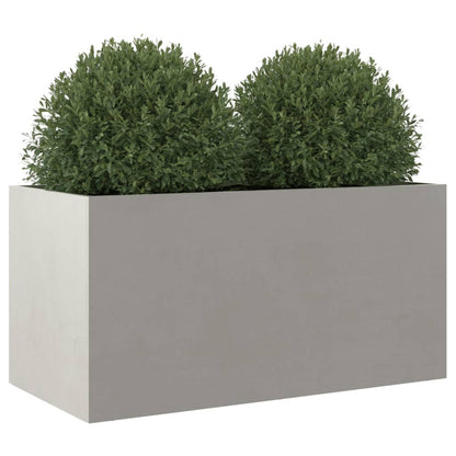 Planter Silver 62x30x29 cm Stainless Steel