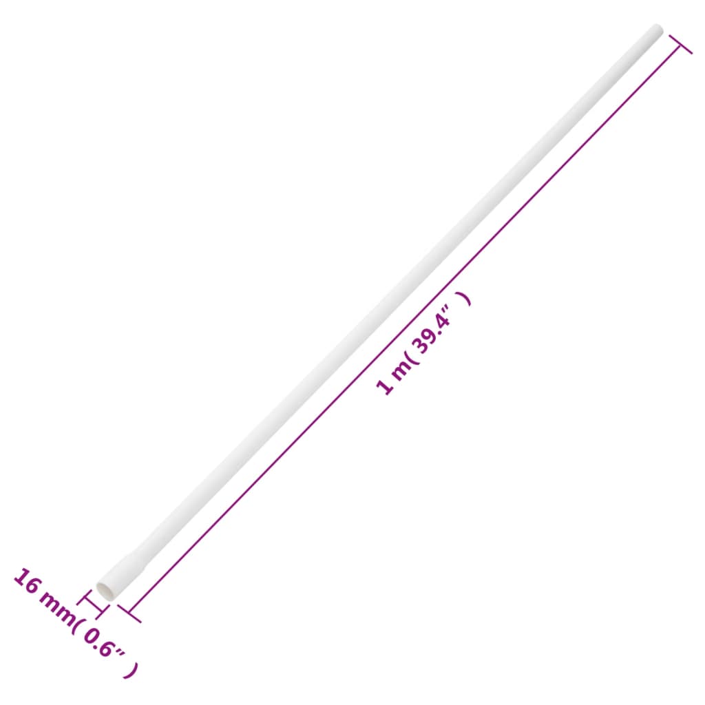 Cable Trunkings with Clips Ø16 mm 10 m PVC