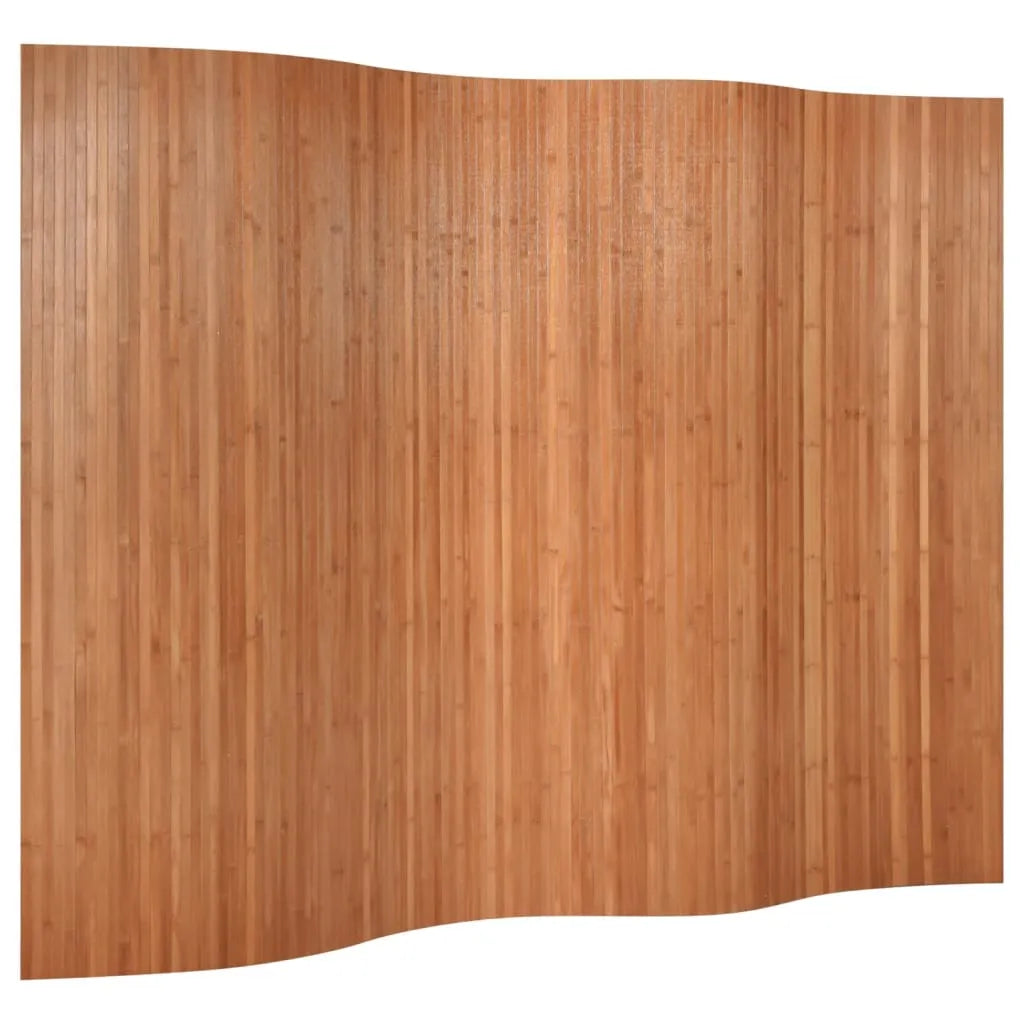 Room Divider Brown 165x250 cm Bamboo