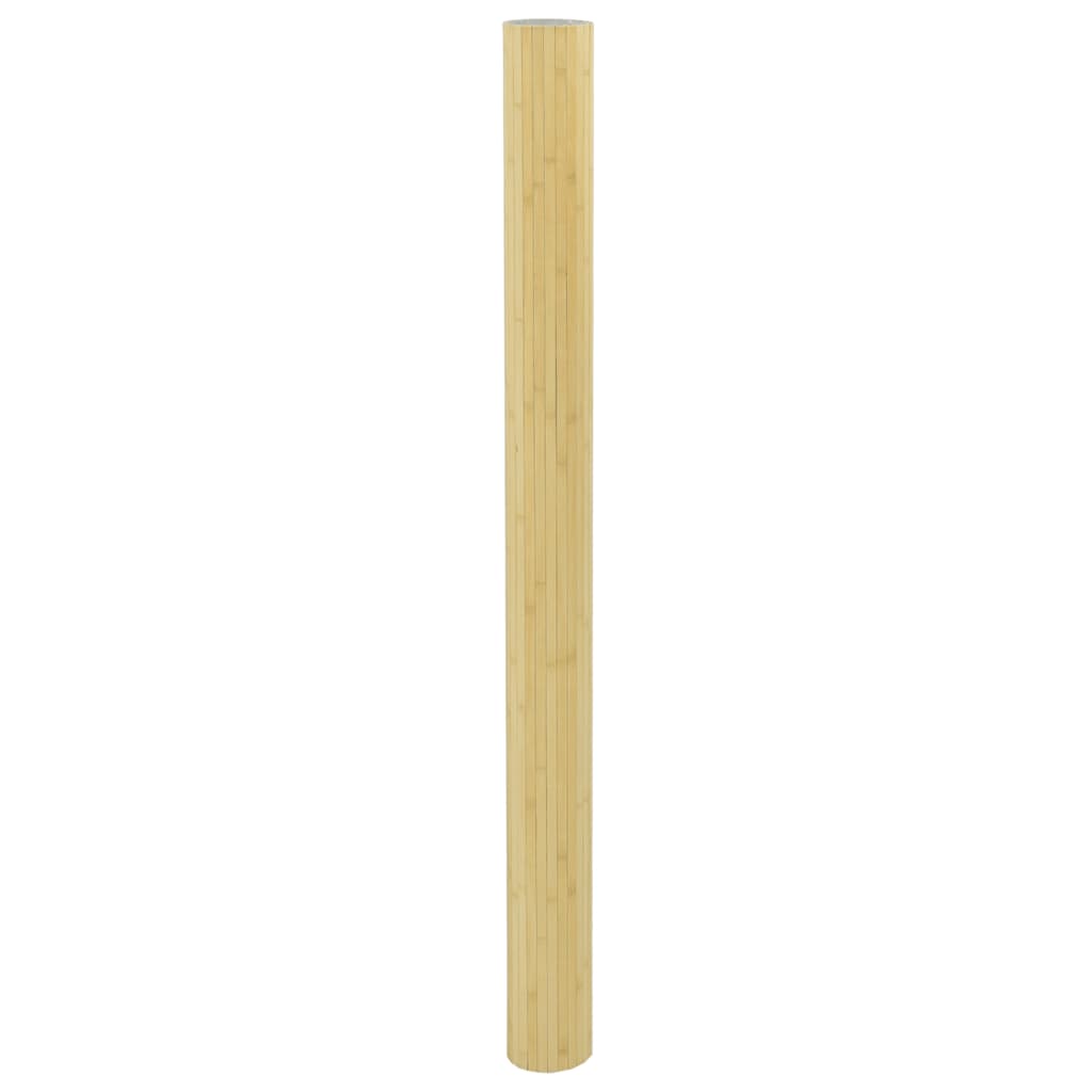 Room Divider Light Natural 165x600 cm Bamboo