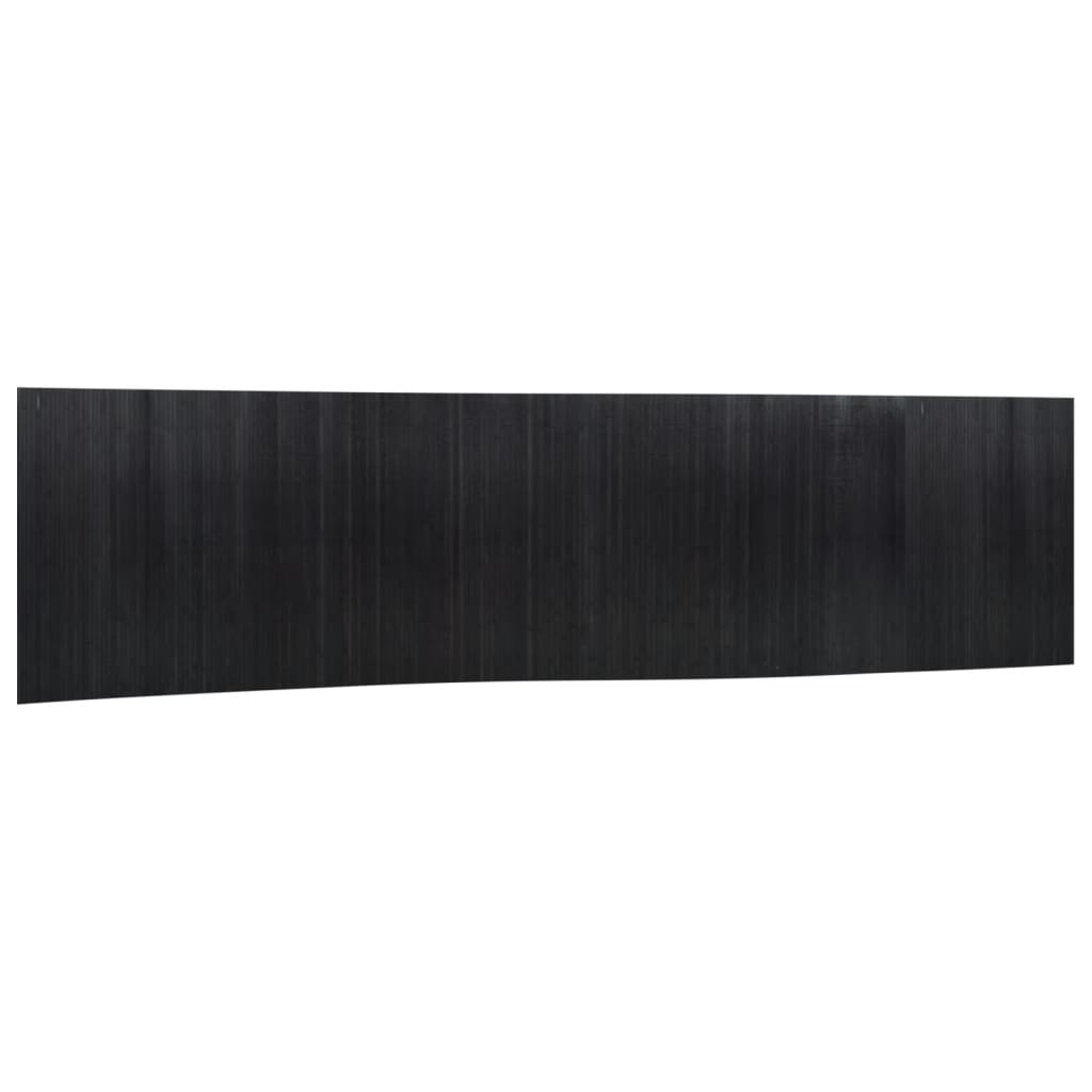 Room Divider Black 165x800 cm Bamboo