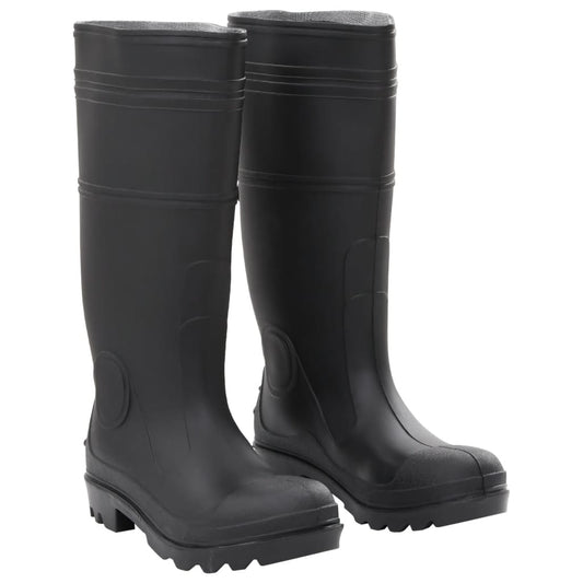 Rain Boots Black Size 38 PVC