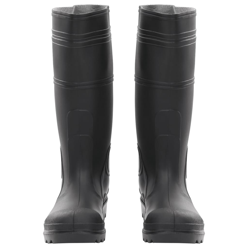 Rain Boots Black Size 38 PVC