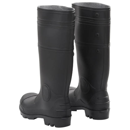 Rain Boots Black Size 38 PVC