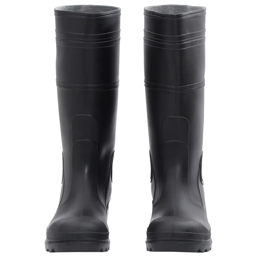 Rain Boots Black Size 43 PVC