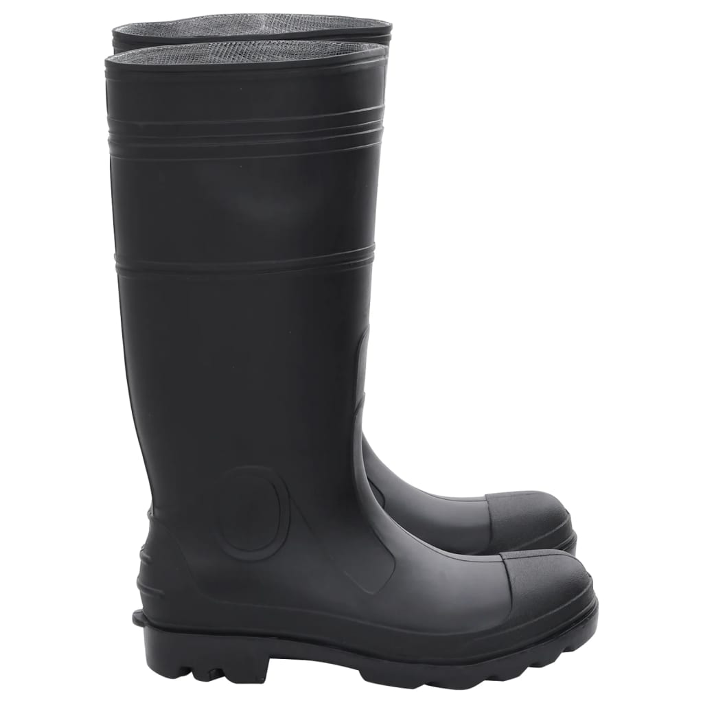 Rain Boots Black Size 43 PVC