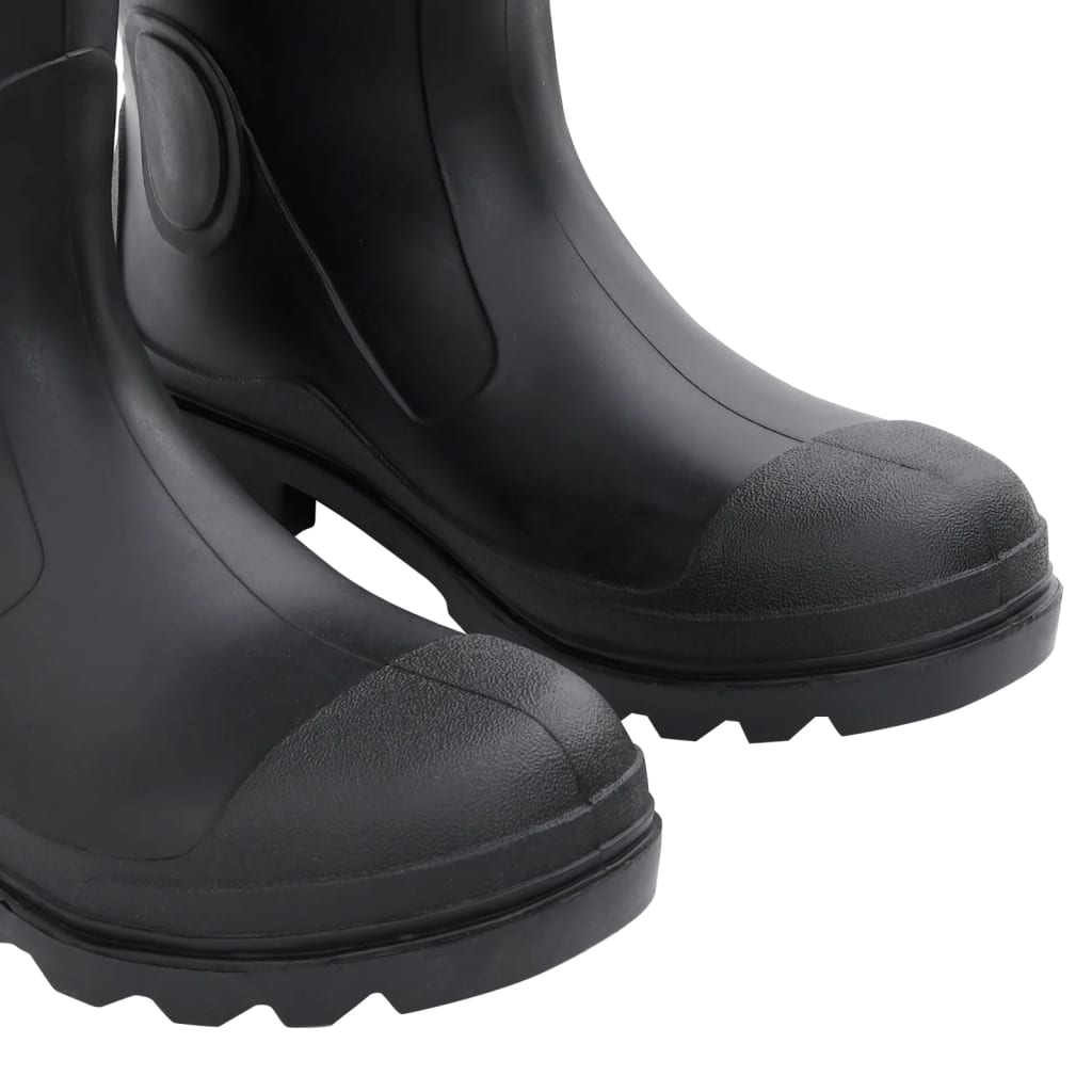 Rain Boots Black Size 43 PVC