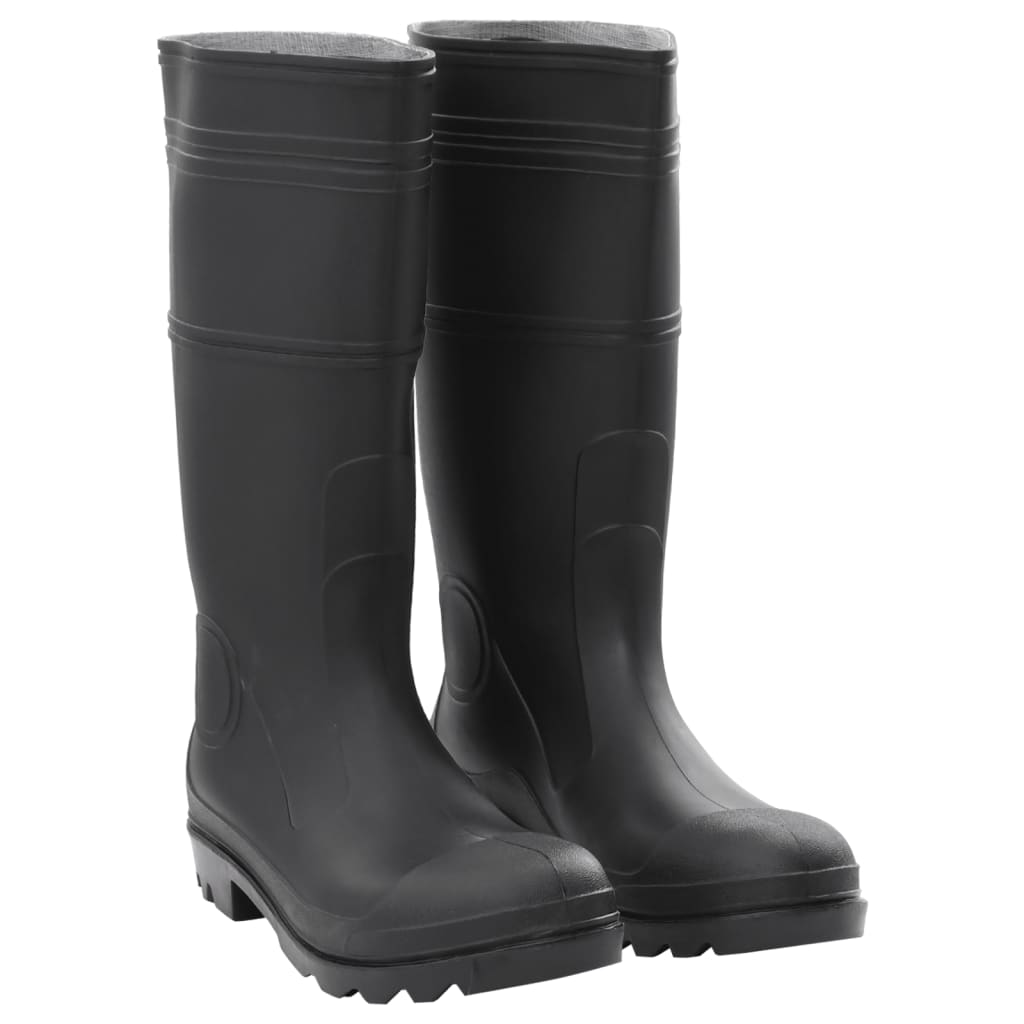 Rain Boots Black Size 44 PVC