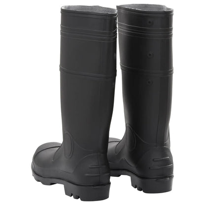 Rain Boots Black Size 44 PVC