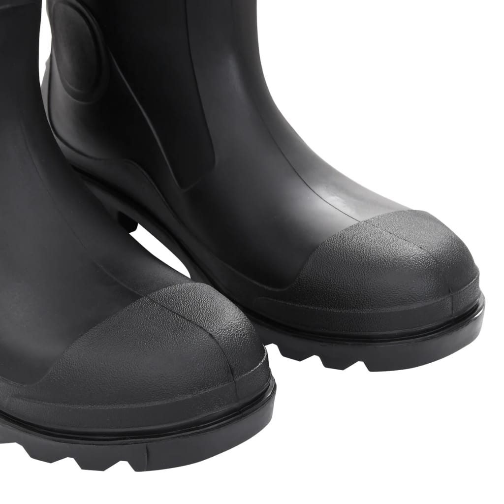 Rain Boots Black Size 46 PVC