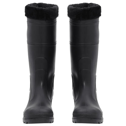 Rian Boots with Removable Socks Black Size 43 PVC