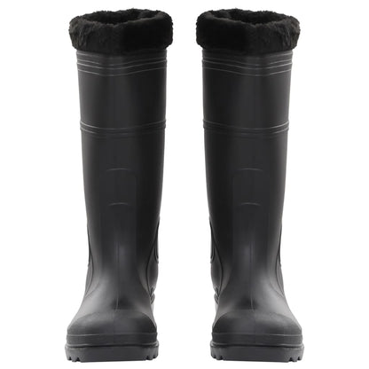 Rian Boots with Removable Socks Black Size 46 PVC