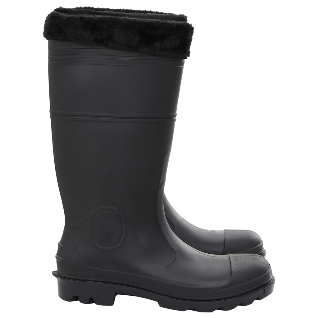 Rian Boots with Removable Socks Black Size 46 PVC