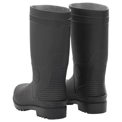 Rain Boots Black Size 38 PVC