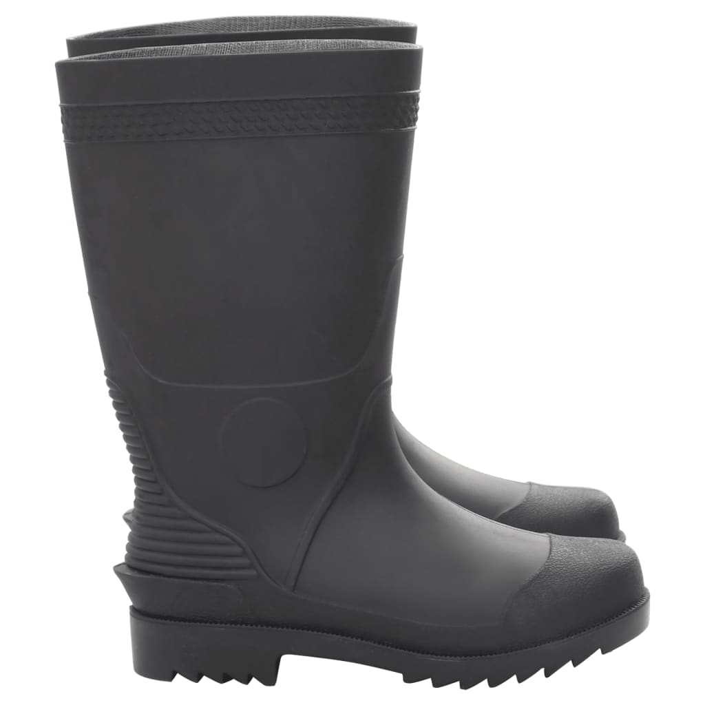 Rain Boots Black Size 39 PVC