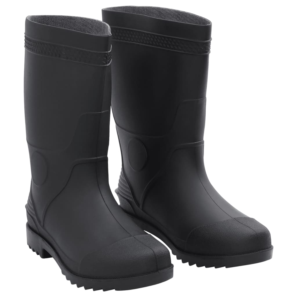 Rain Boots Black Size 43 PVC