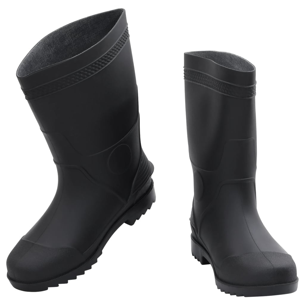 Rain Boots Black Size 43 PVC