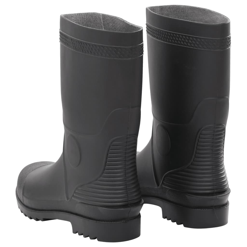 Rain Boots Black Size 44 PVC