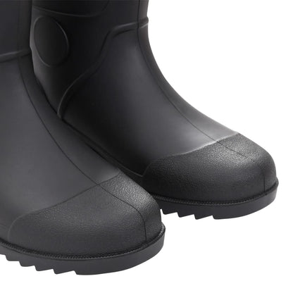 Rain Boots Black Size 44 PVC