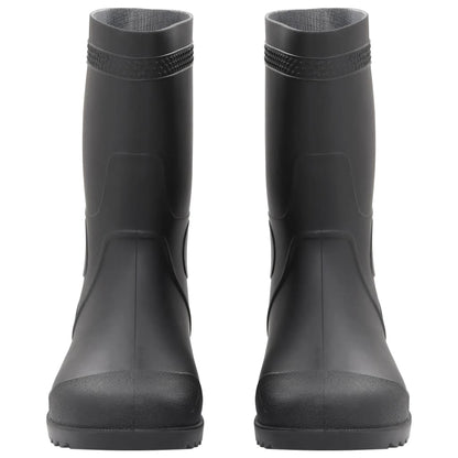 Rain Boots Black Size 45 PVC