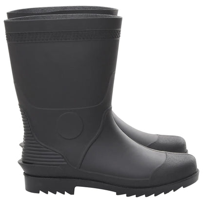 Rain Boots Black Size 45 PVC