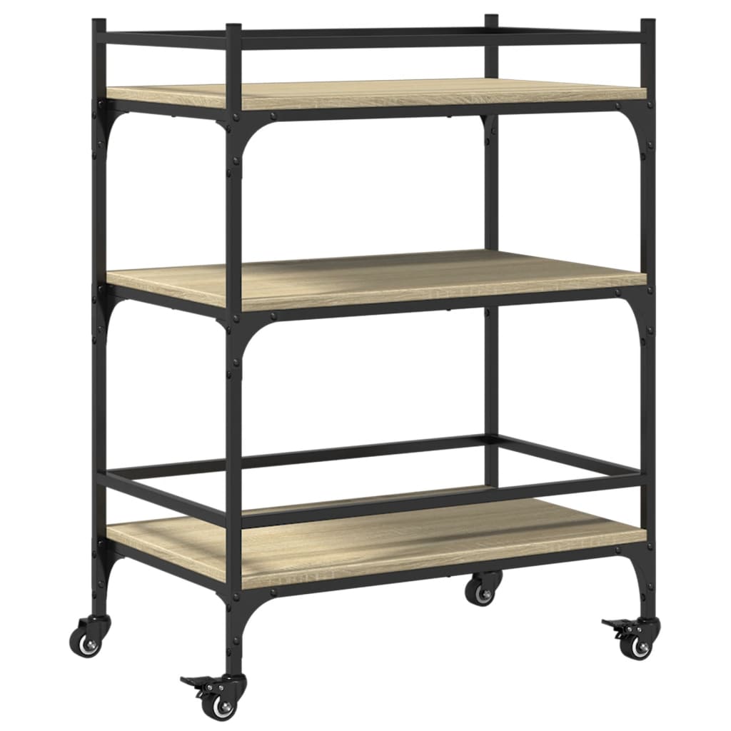 Kitchen Trolley Sonoma Oak 65x40x86.5 cm Engineered Wood