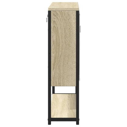 Bathroom Mirror Cabinet Sonoma Oak 60x16x60 cm Engineered Wood