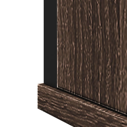 Bathroom Mirror Cabinet Brown Oak 42x12x60 cm Engineered Wood