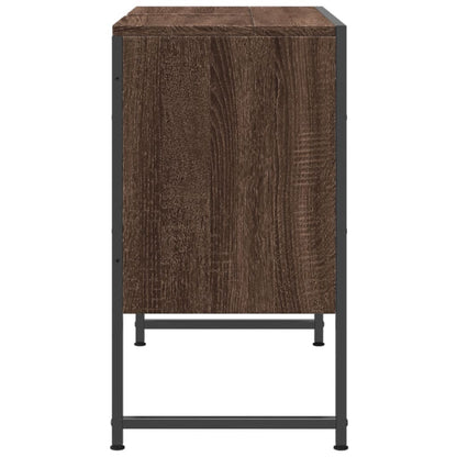 Bathroom Sink Cabinet Brown Oak 80x33x60 cm Engineered Wood