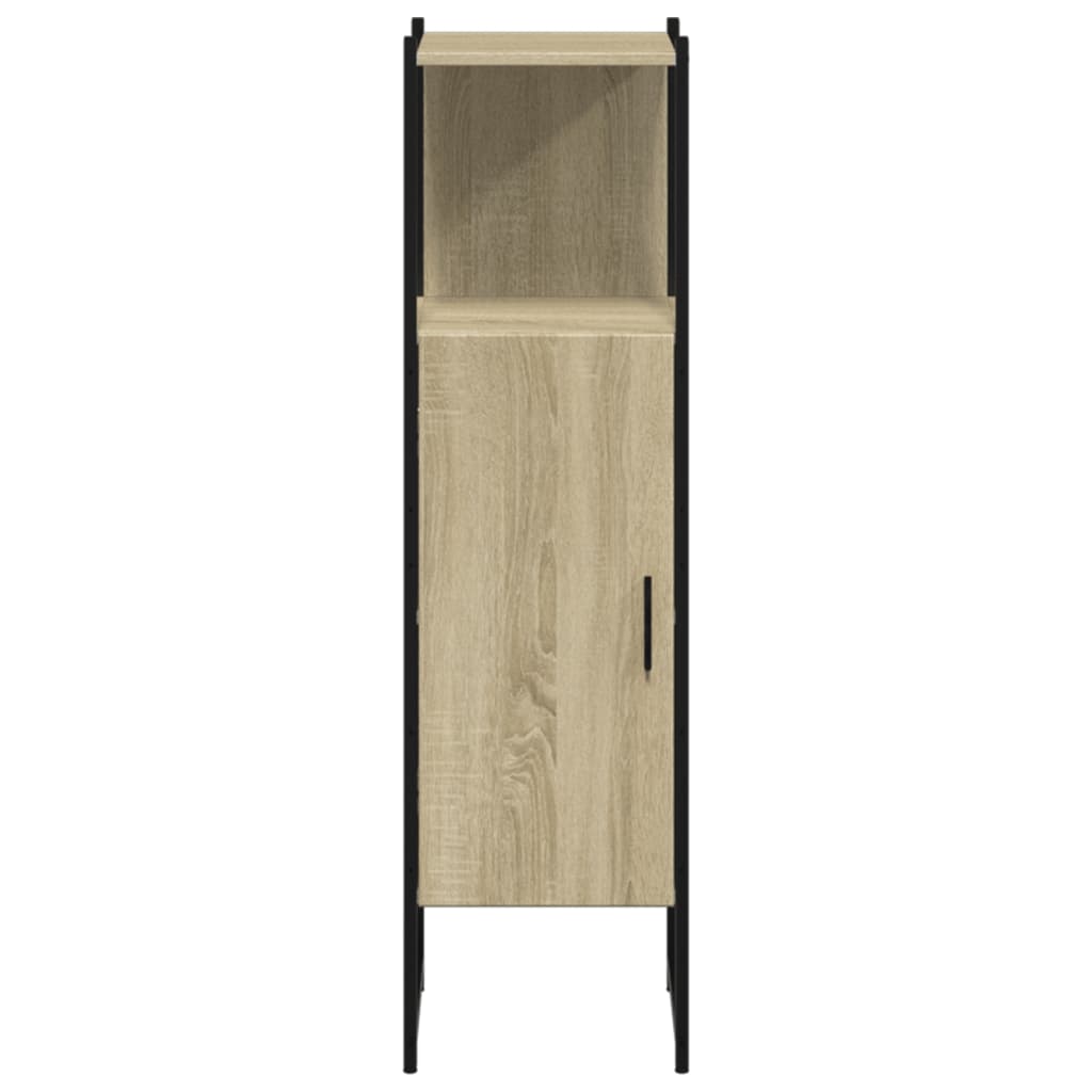 Bathroom Cabinet Sonoma Oak 33x33x120.5 cm Engineered Wood