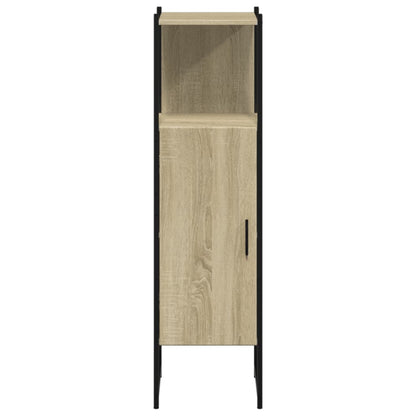 Bathroom Cabinet Sonoma Oak 33x33x120.5 cm Engineered Wood