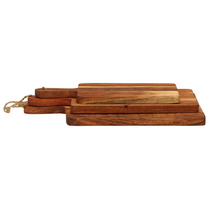 Chopping Board 3pcs Solid Wood Acacia