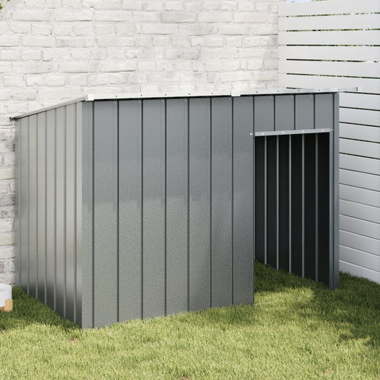 Dog House with Roof Anthracite 153x91x110 cm Galvanised Steel