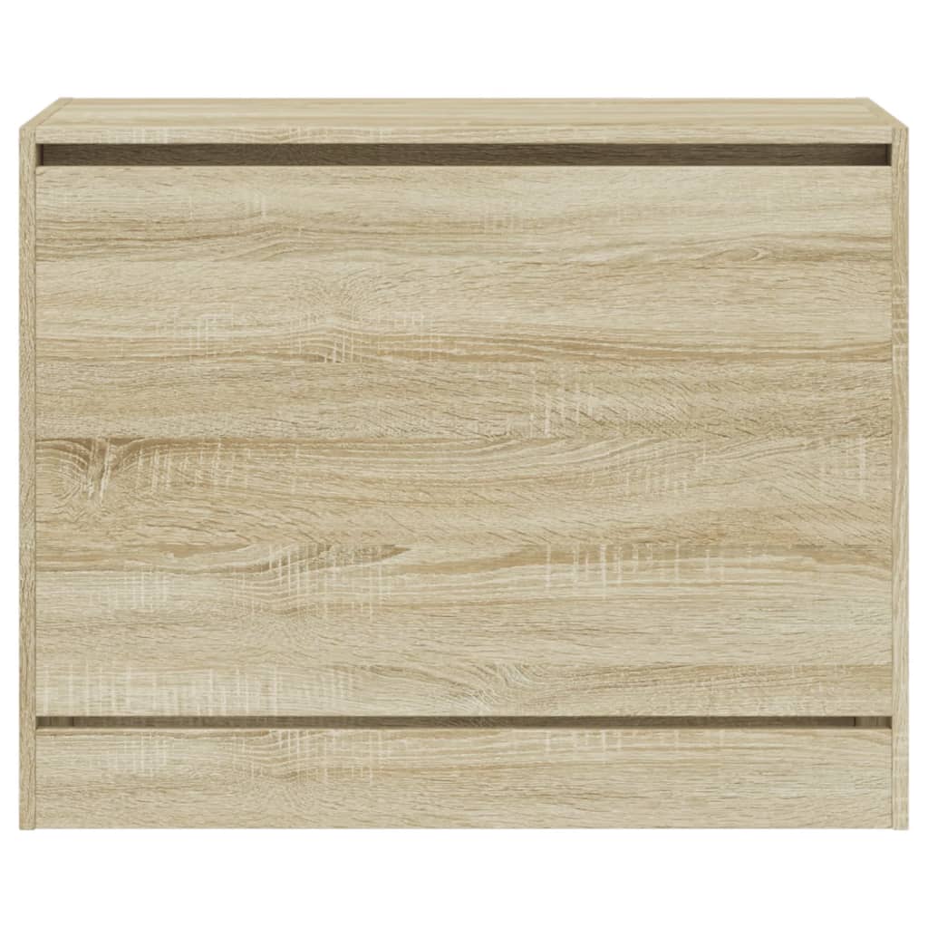 Shoe Cabinet Sonoma Oak 80x34x63 cm Engineered Wood