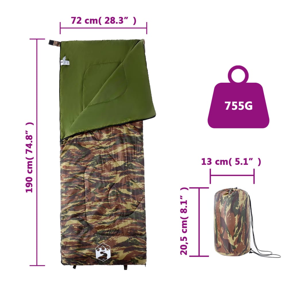 Sleeping Bag for Adults Camping 3 Seasons