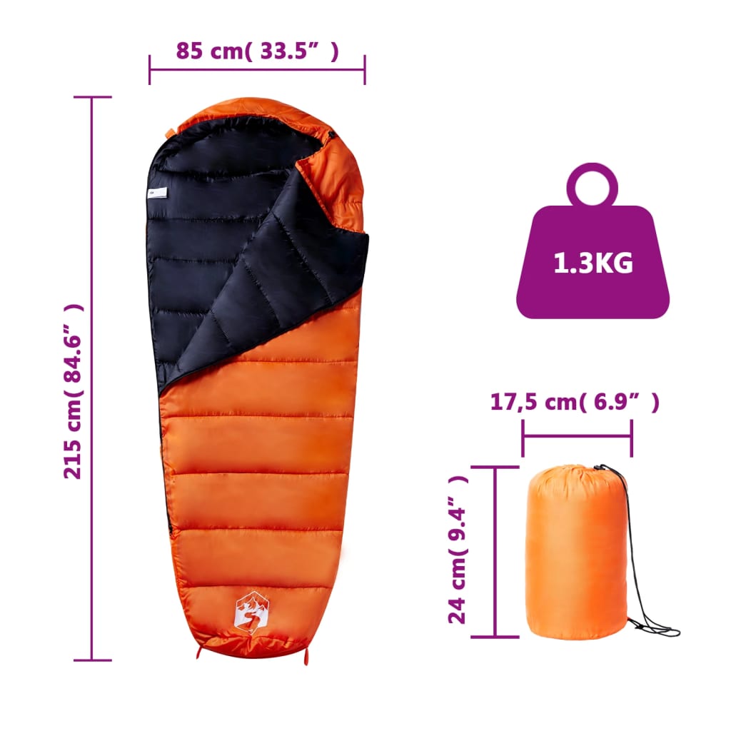 Mummy Sleeping Bag for Adults Camping 3 Seasons