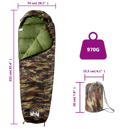 Mummy Sleeping Bag for Adults Camping 3 Seasons