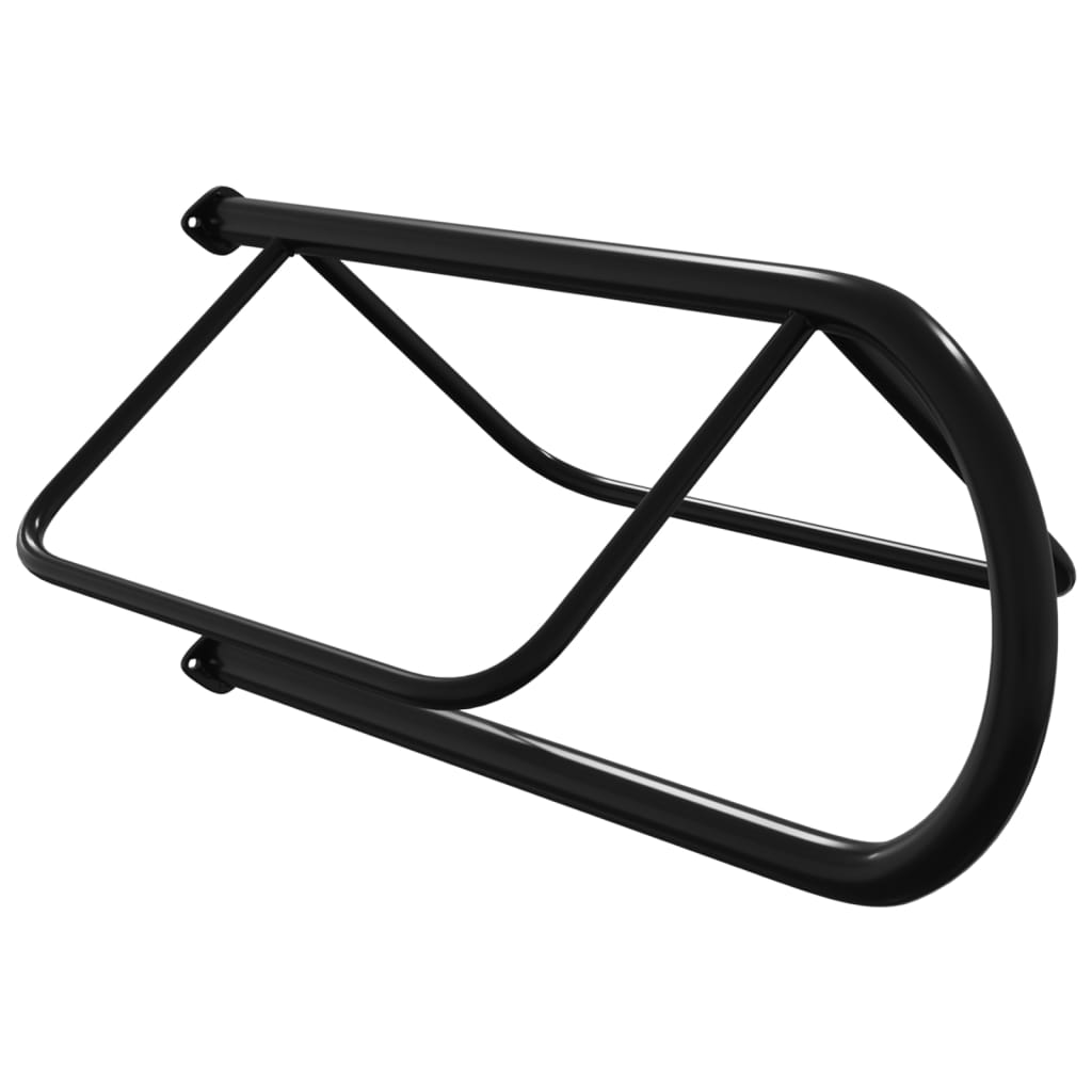 Saddle Rack Wall Mounted Black Iron