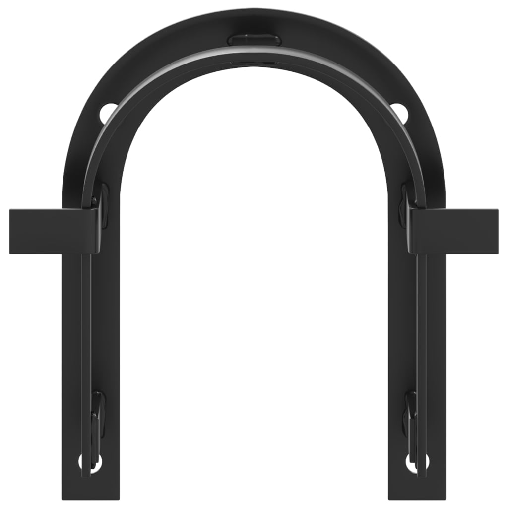 Bridle Rack Wall Mounted Black Iron