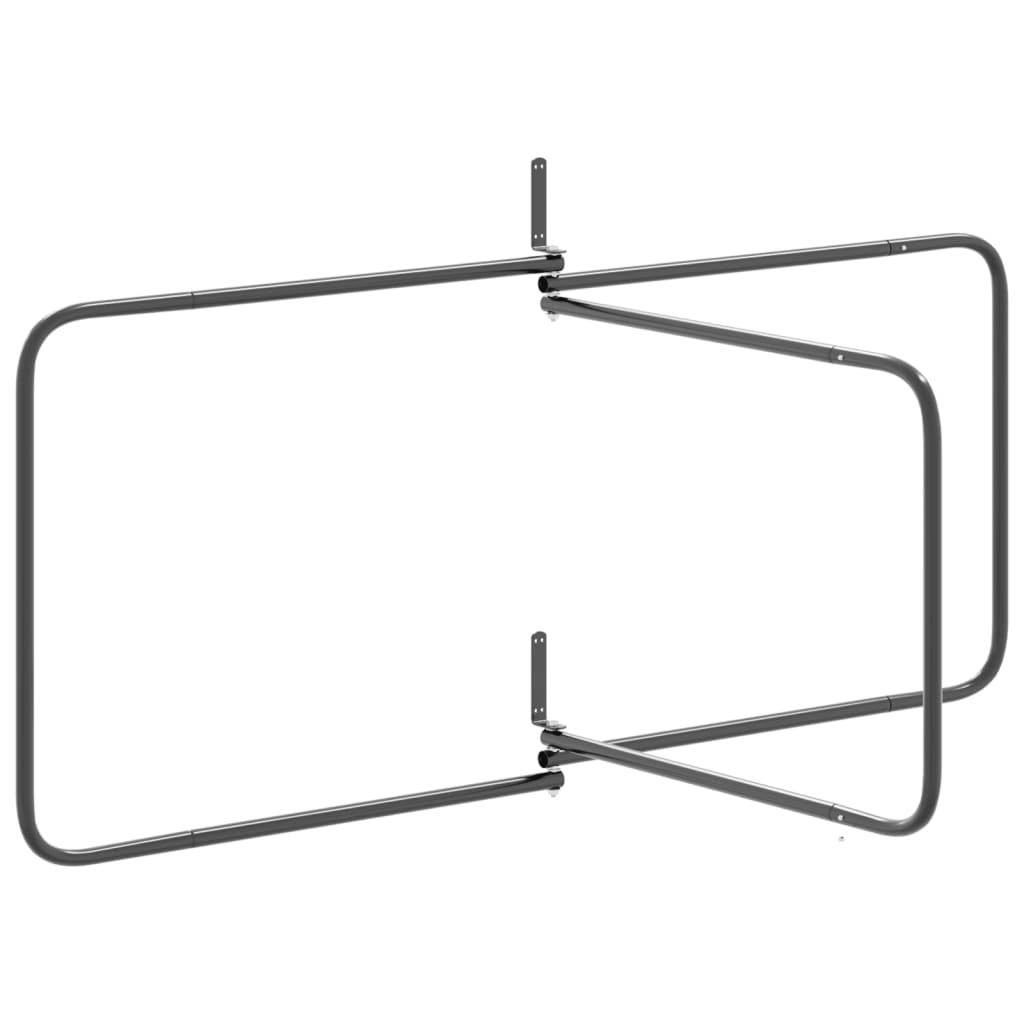 Saddle Pad Rack 3 Arms Black Iron