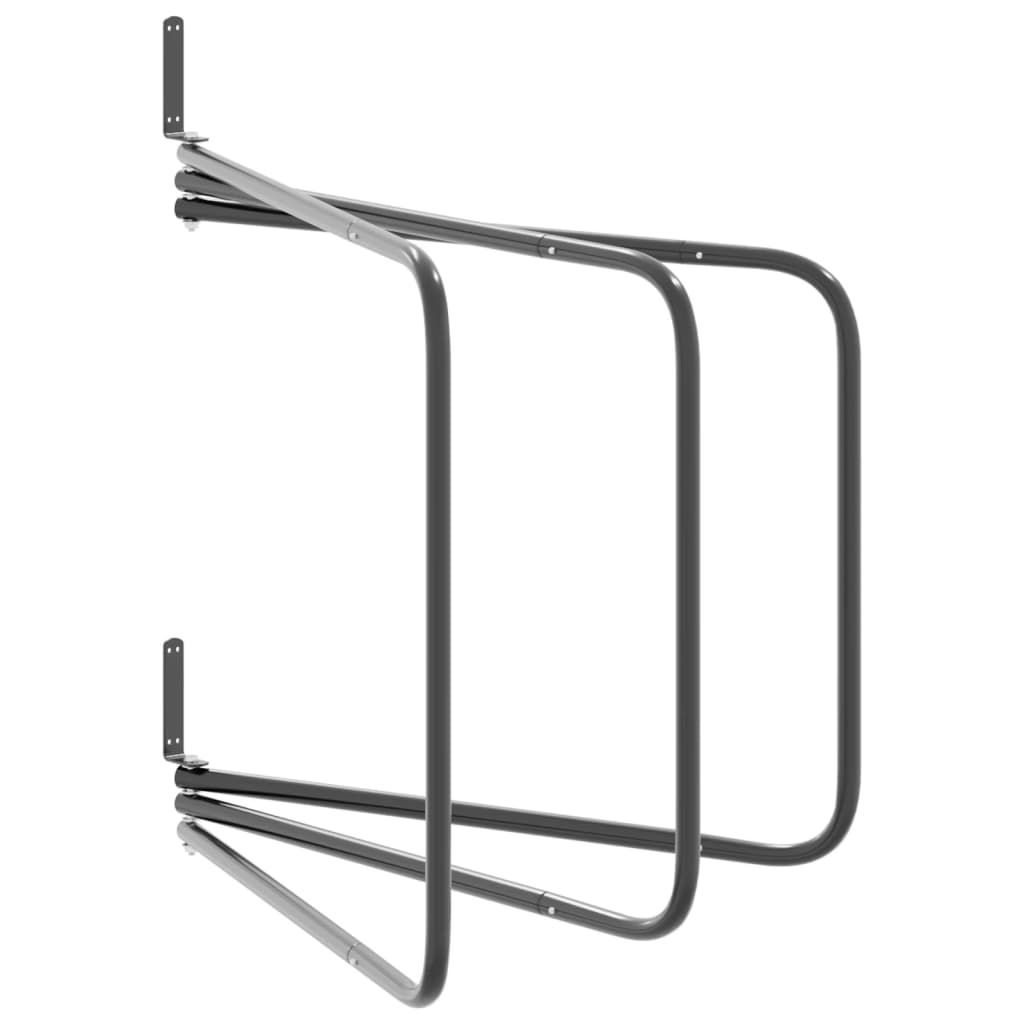 Saddle Pad Rack 3 Arms Black Iron