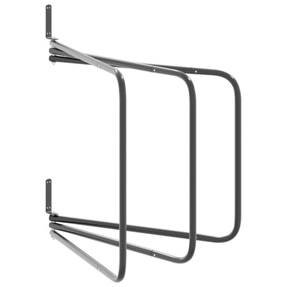 Saddle Pad Rack 3 Arms Black Iron